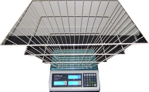 laundry scale with basket